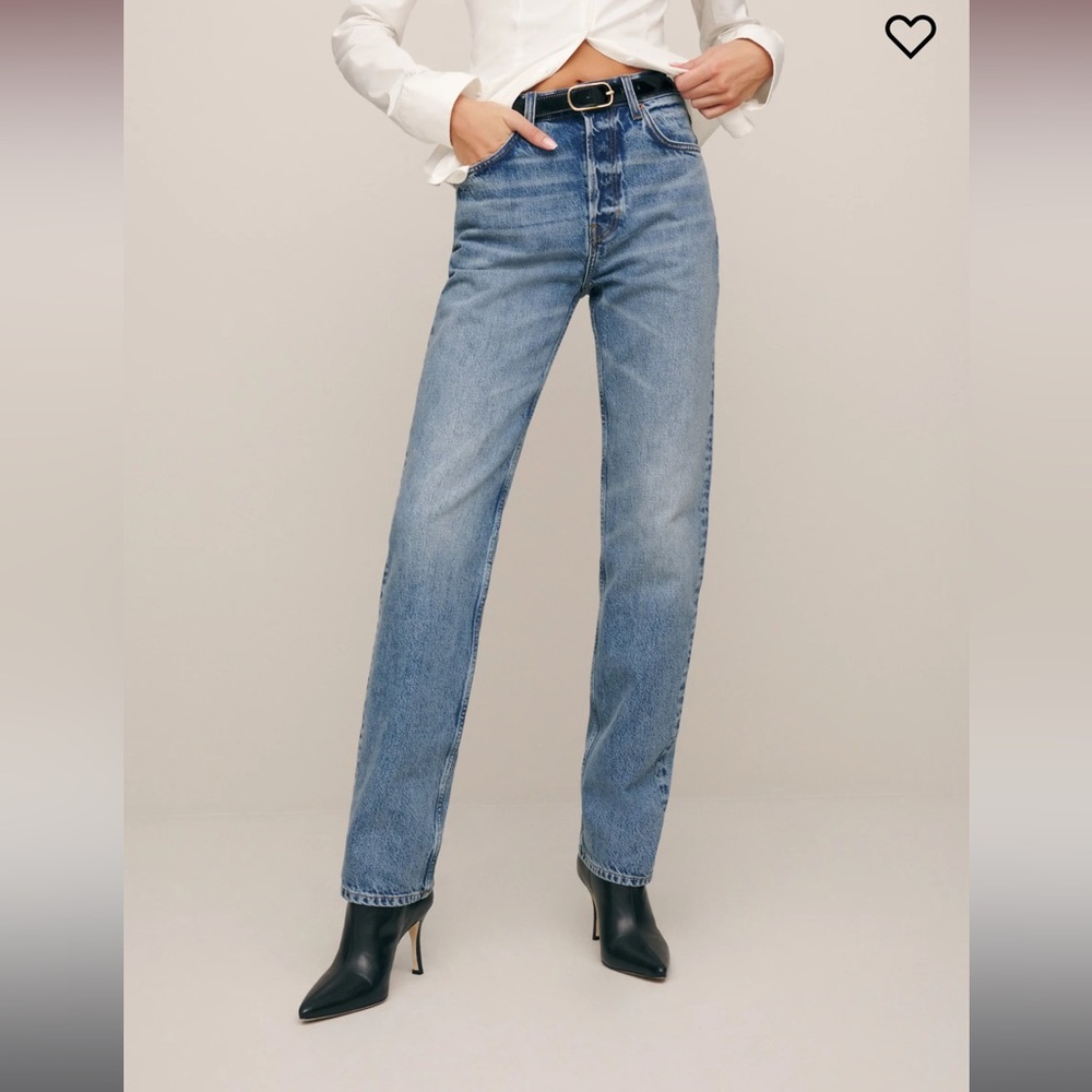 Brand new reformation mid rise jeans